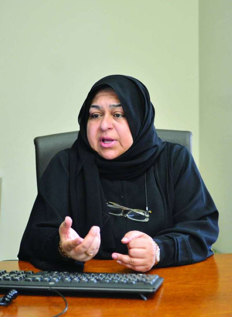 إيمان الصالح متحدثة لـ«الراي» (تصوير سعود سالم)