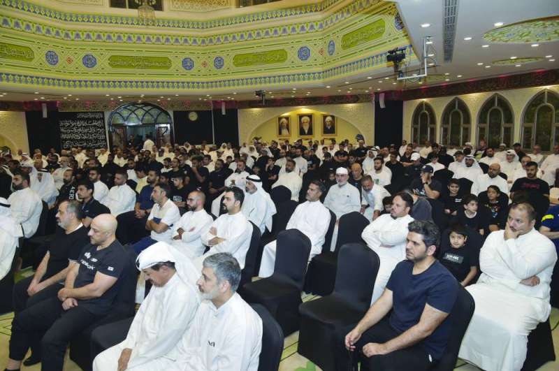 
حضور في حسينية الأوحد
