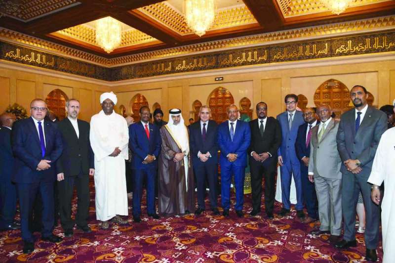 جانب من حضور السفراء والديبلوماسيين خلال الاحتفالية 