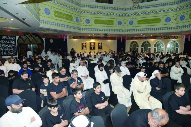 
حضور المجلس الحسيني في حسينية الأوحد
