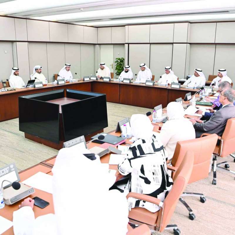 
من الاجتماع الأخير للجنة المالية
