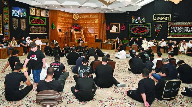 
المجلس الحسيني في حسينية عاشور	 