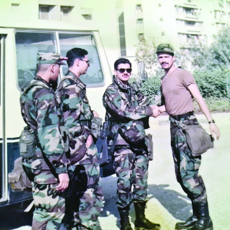 حسين المجادي اثناء الغزو	