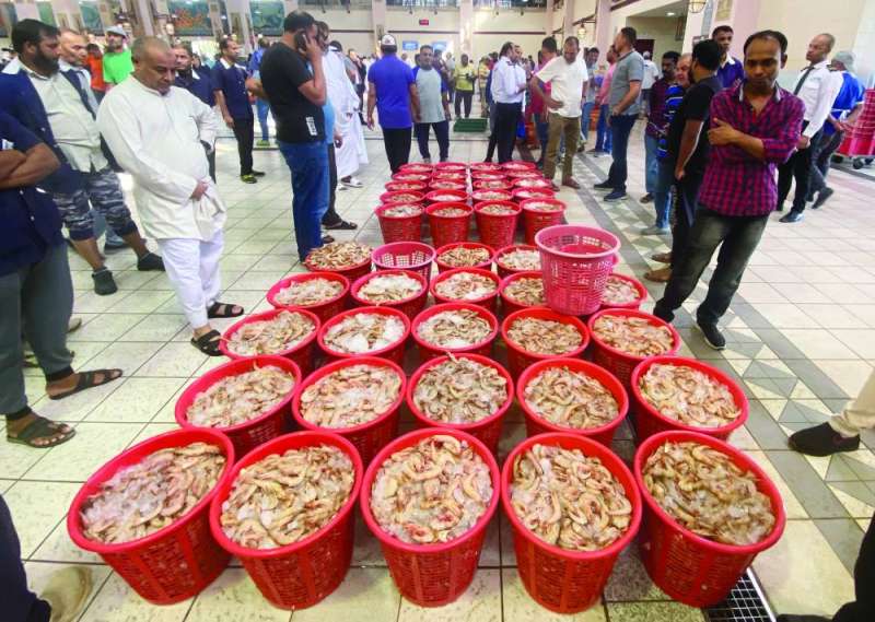 
سلال الروبيان جاهزة