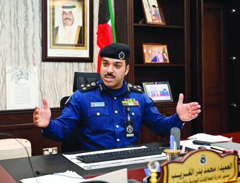 العميد محمد الغريب		 (تصوير سعود سالم)