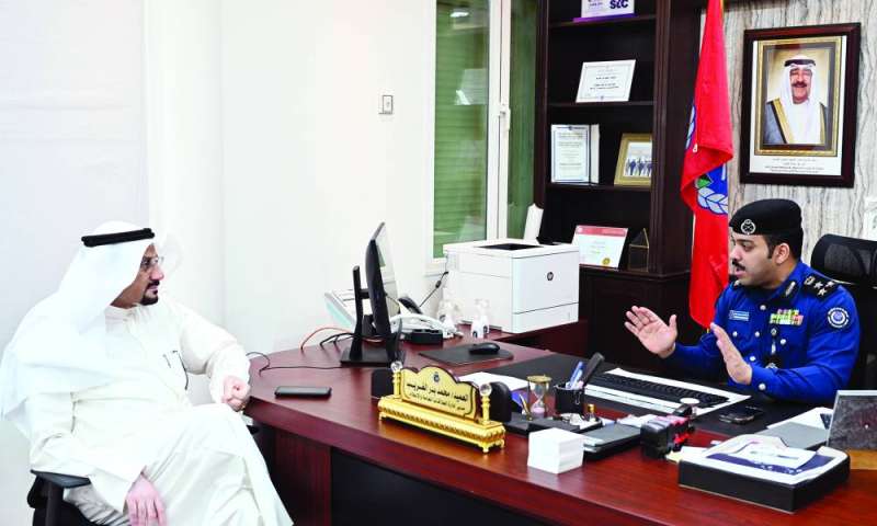 
الغريب متحدّثاً للزميل ناصر الفرحان
