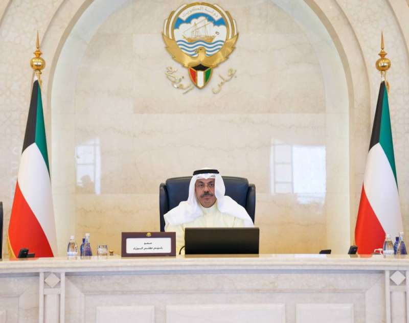 سمو الشيخ أحمد نواف الأحمد الصباح مترئسا الاجتماع