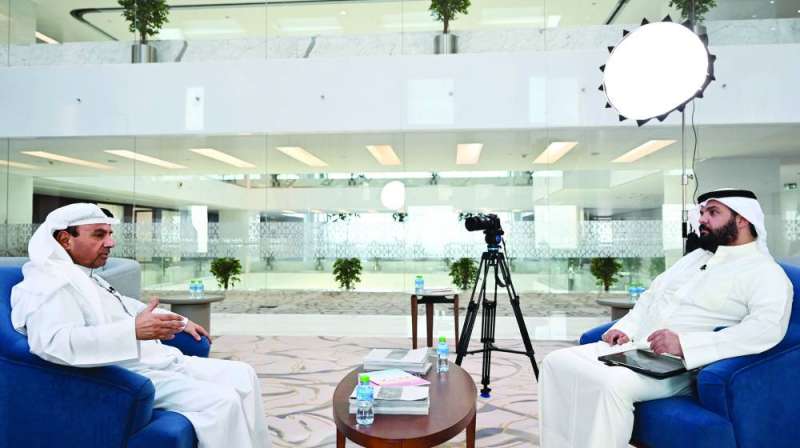 البرّاك مع الزميل عثمان العثمان