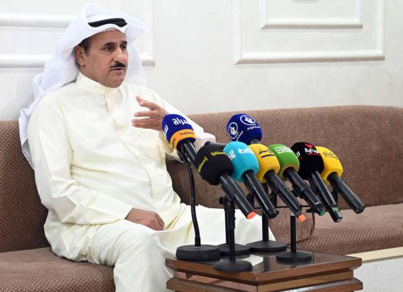 بن دبلان متحدثاً في المؤتمر الصحافي (تصوير نايف العقلة)