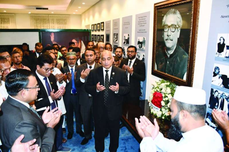  الدعاء لوالد الأمة الشهيد مجيب الرحمن