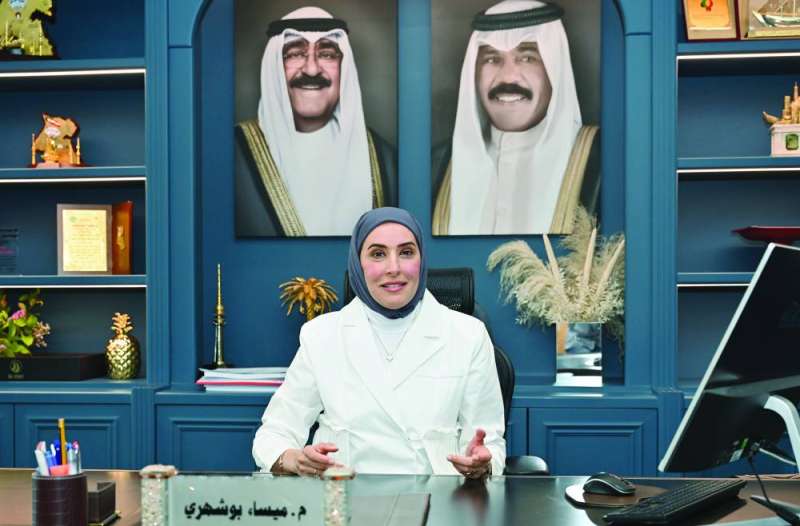 
ميساء بوشهري متحدثة لـ«الراي» 	(تصوير سعود سالم)
