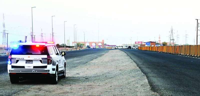 صيانة طريق المنفذ