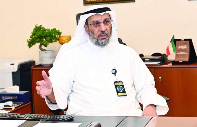 
المذن متحدثاً لـ«الراي» 	(تصوير سعود سالم)
