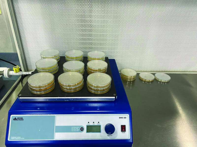 
جانب من تحضير بعض الادوية والمستحضرات العشبية
