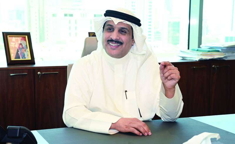 
عبدالله الهذال خلال اللقاء مع «الراي» 	(تصوير نايف العقلة)
