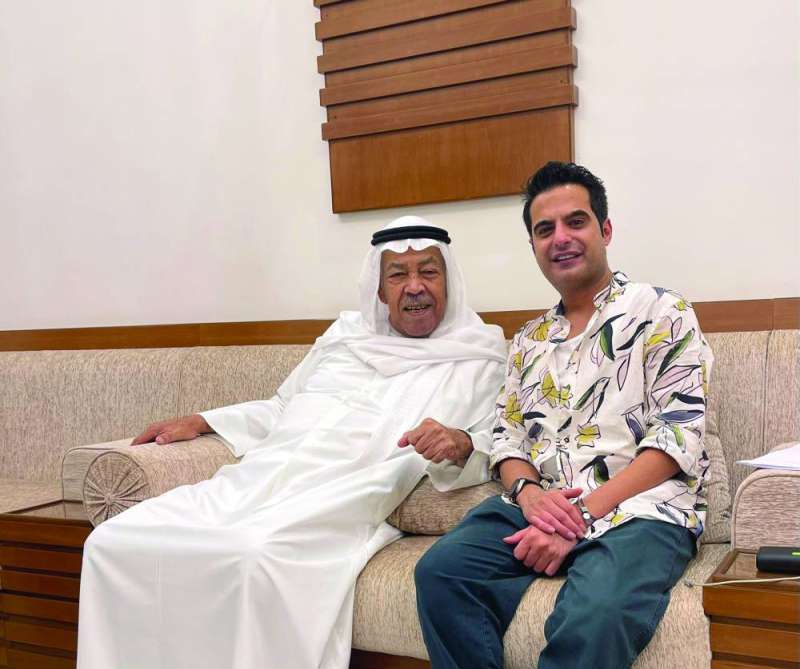 سعد الفرج والزميل حمود العنزي 