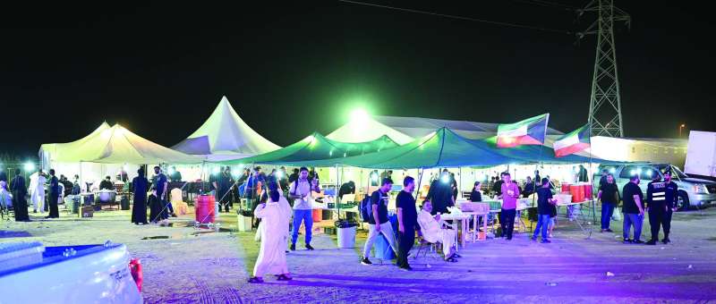 
مخيم الضيافة
