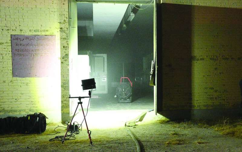 
أضرار لحقت بالمحطة