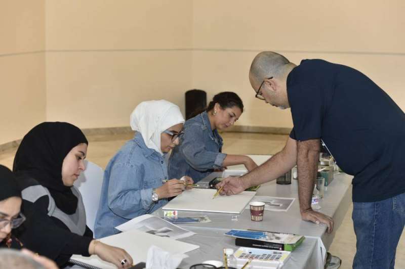 العطية مع المتدربين الجدد