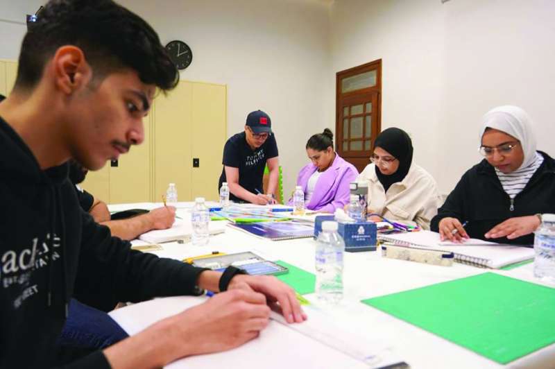 من أجواء الورشة