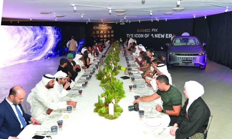 جانب من حفل العشاء 