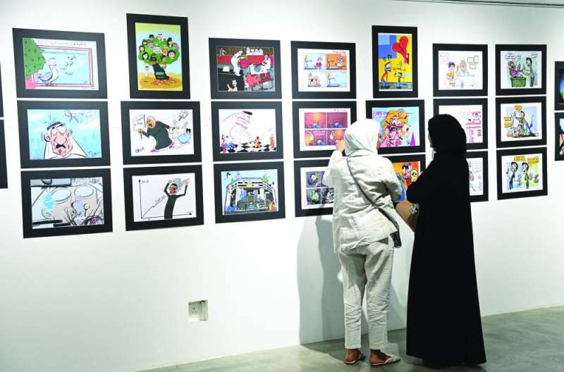 جانب من معرض «هاشتاق 4»