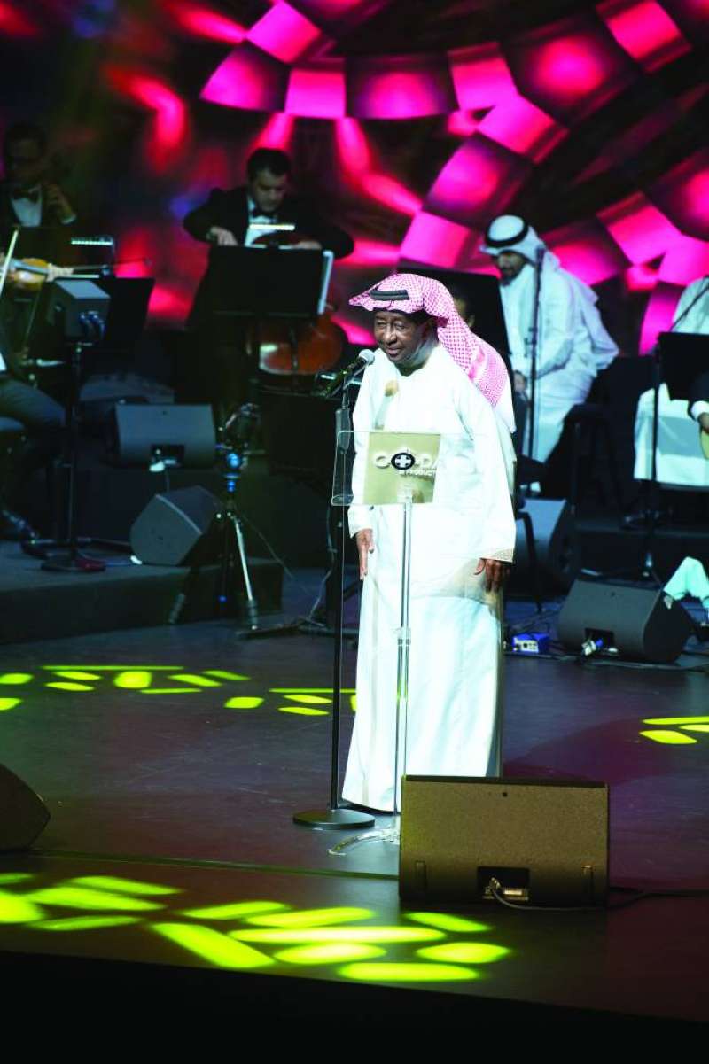 إدريس يشدو في ليلة تكريمه