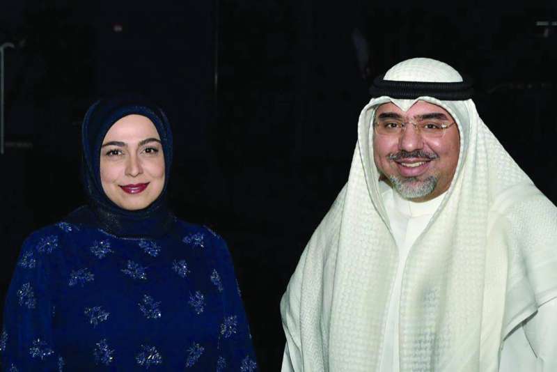 مساعد الزامل والسفيرة التركية طوبى سونمز 