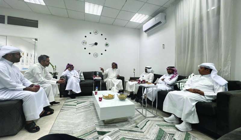 جانب من الحوار عن فن الكاريكاتير 