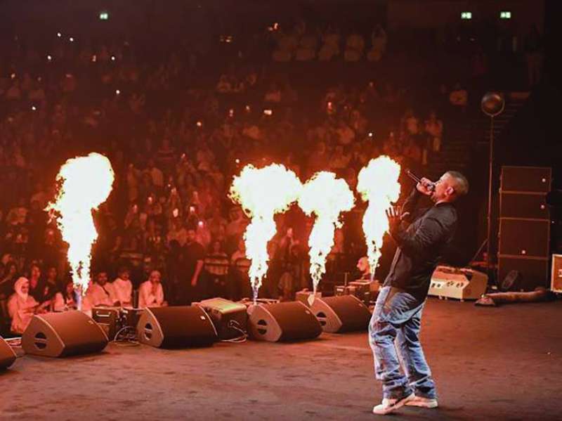 أحمد سعد... أشعل المسرح 