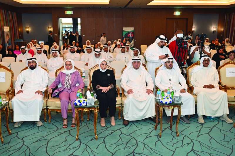 جانب من الحضور في المؤتمر (تصوير أسعد عبدالله)