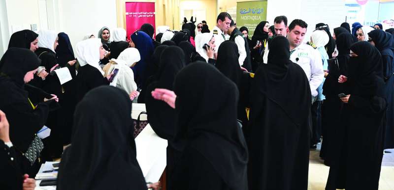 حضور لافت في كلية التربية	 (تصوير نايف العقلة) 