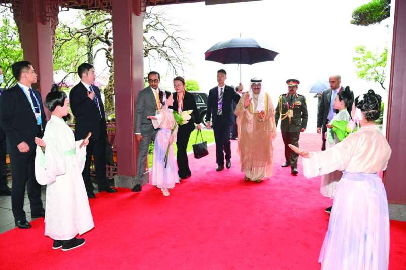 ترحيب كبير خلال زيارة سمو ولي العهد إلى الصين (سبتمبر 2023)