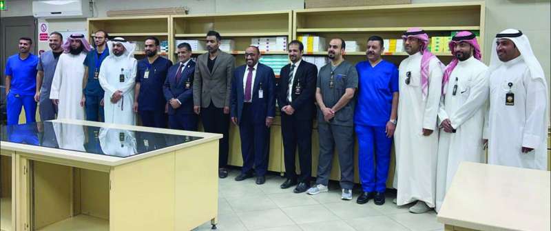 لقطة جماعية بعد تدشين العيادات 