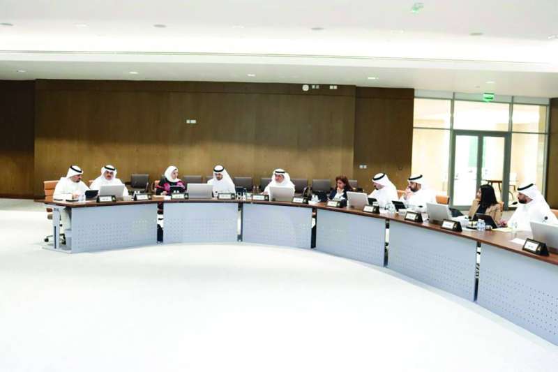 جانب من اجتماع اللجنة المشتركة بين الفنية والقانونية والمالية 