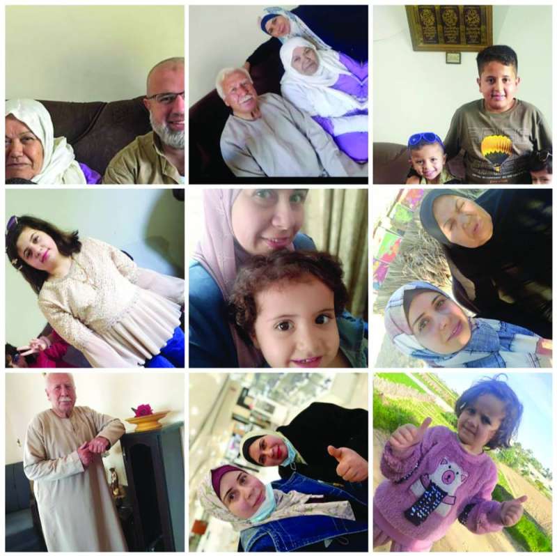 الشهداء من أسرة أريج قنن 