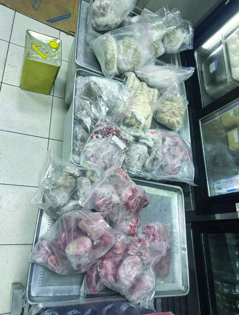 لحوم مجهولة المصدر 