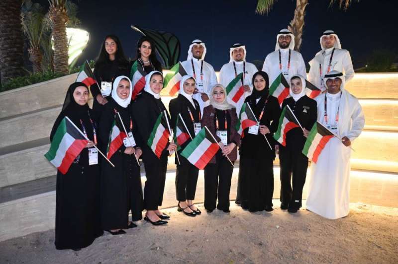 فريق جناح الكويت في "اكسبو قطر"