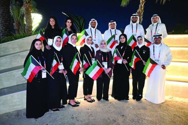 الكندري متوسطة القائمين على جناح الكويت في «إكسبو الدوحة» 