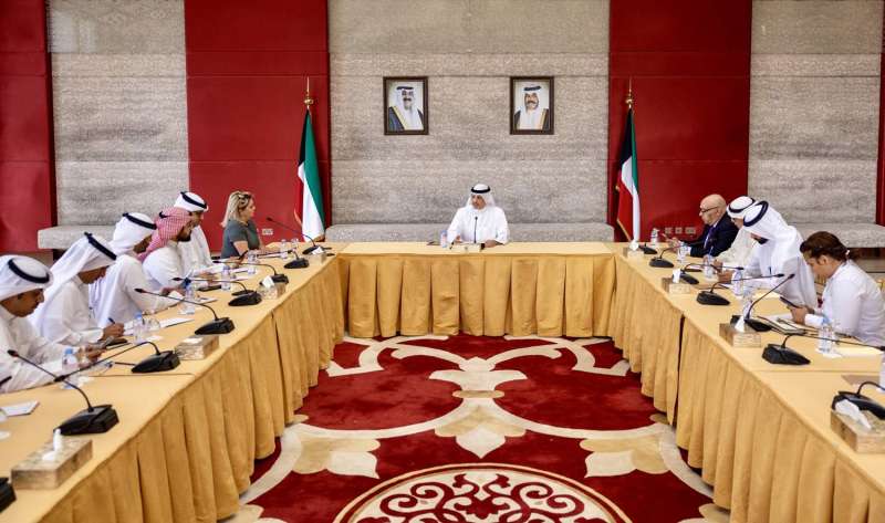 جانب من المؤتمر الصحافي