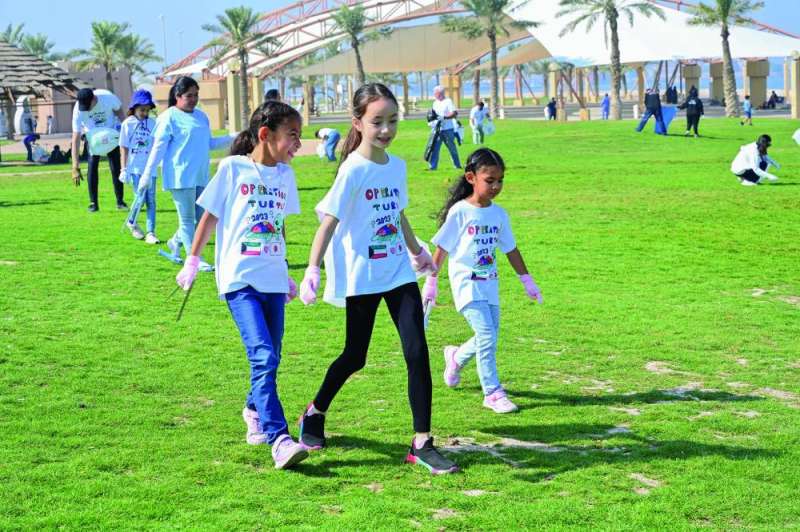 


الأطفال شاركوا في الحملة 