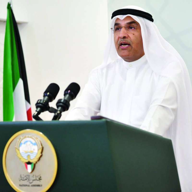 


الرثعان خلال إعلانه عن استجواب وزير العدل 