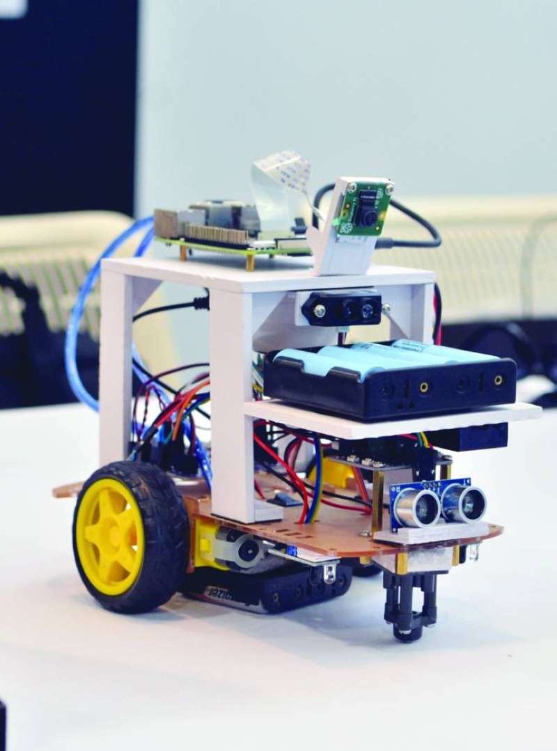 أحد المشاريع المشاركة في المعرض 