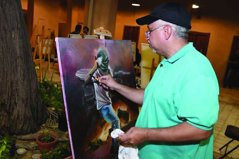 


مقاومة الاحتلال في لوحة 