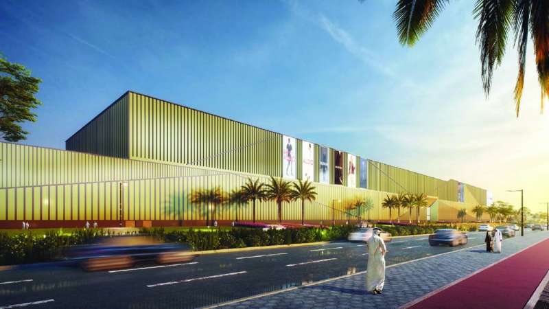 رسم توضيحي للمجمع التجاري في جابر الأحمد 