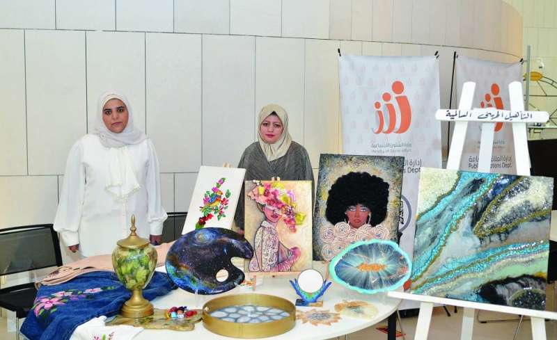 جناح وزارة الشؤون الاجتماعية في المعرض