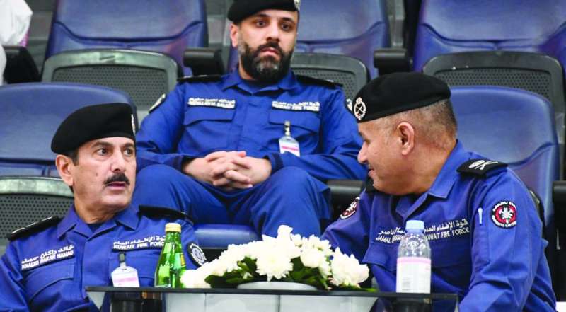 حديث بين المكراد واللواء جمال البليهيص أثناء القرعة 