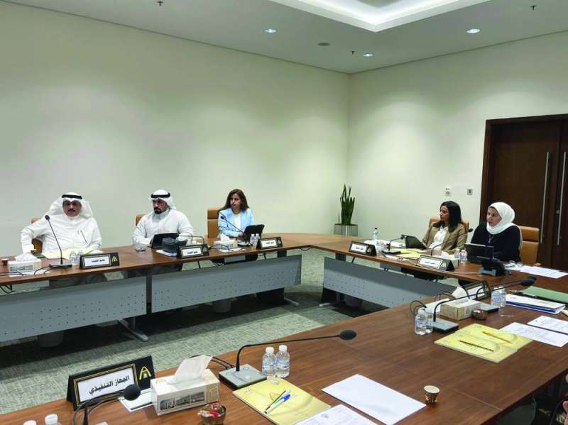 جانب من اجتماع اللجنة 