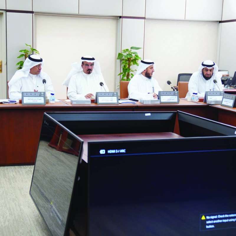 جانب من اجتماع لجنة التحقيق في محاور استجواب وزيرة الأشغال 