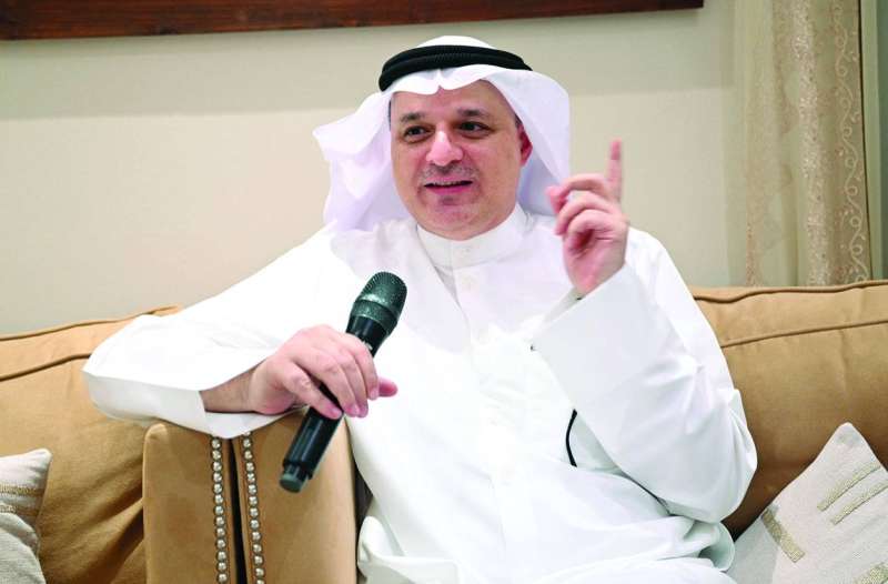 العوضي متحدثاً 